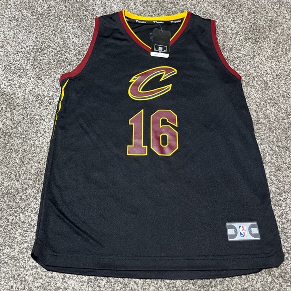 Cleveland Cavaliers Cavs #16 Cedi Osman YOUTH XL Black Basketball Jersey - Picture 1 of 10